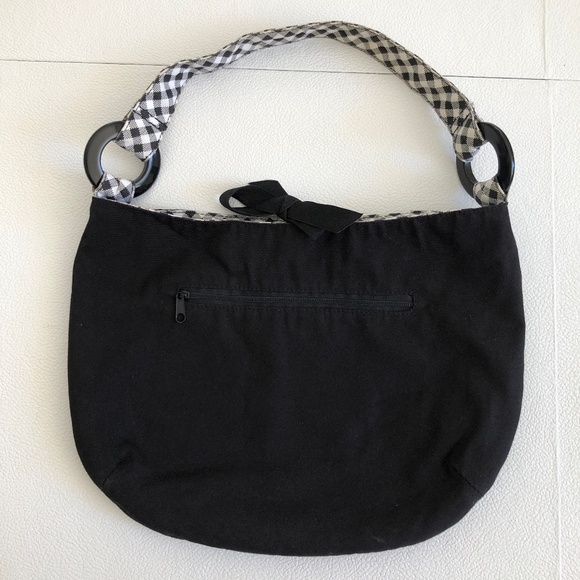Black & White Check Purse - Picture 4 of 5